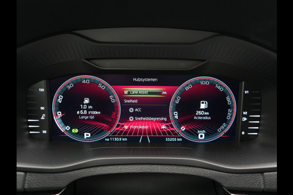 Škoda Karoq 1.5 TSI ACT Sportline Business DSG 150pk | Adaptive Cruise | Camera | Matrix LED | RS Sportstoelen Verwarmd | 18"L.M | Adaptive Onderstel | Keyless | Sfeerverlichting | Apple Carplay | Virtual | Navigatie | DAB |