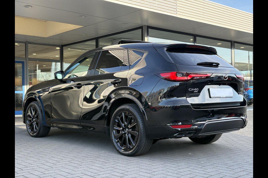 Mazda CX-60 2.5 e-SkyActiv PHEV Homura | Dealer onderhouden | Panoramadak | Adaptive Cruise | 360 Camera | Elek. Achterklep | Stoel- Verwarming & Ventilatie | BTW Auto |