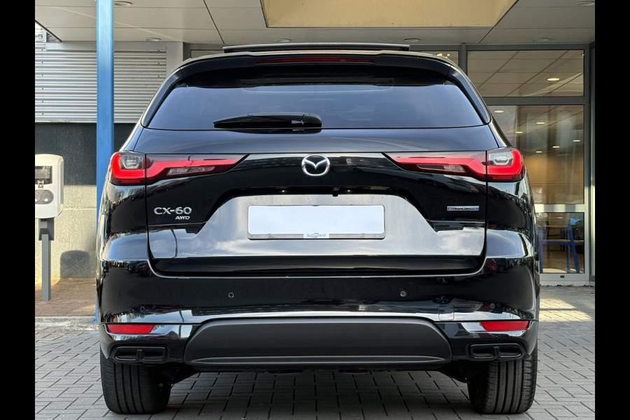 Mazda CX-60 2.5 e-SkyActiv PHEV Homura | Dealer onderhouden | Panoramadak | Adaptive Cruise | 360 Camera | Elek. Achterklep | Stoel- Verwarming & Ventilatie | BTW Auto |