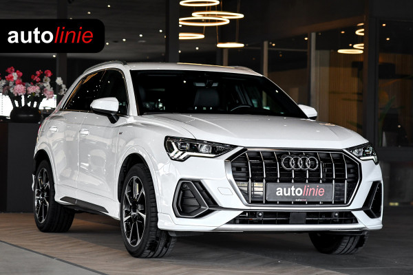 Audi Q3 35 TFSI 3x S-line. ACC, Camera, Matrix, Dodehoek, Stoelverw!