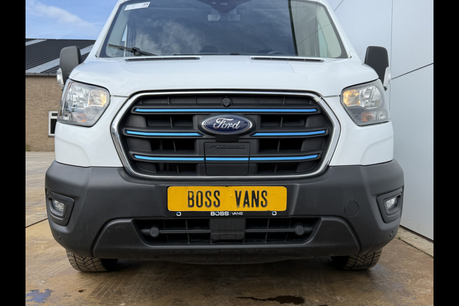 Ford E-Transit 68kWh 184PK L2H2 317km WLTP 95.9% (SOH) BEV Snelladen Tachograaf Climate Control Cruise Control Camera Carplay Navigatie Parkeersensoren voor achter