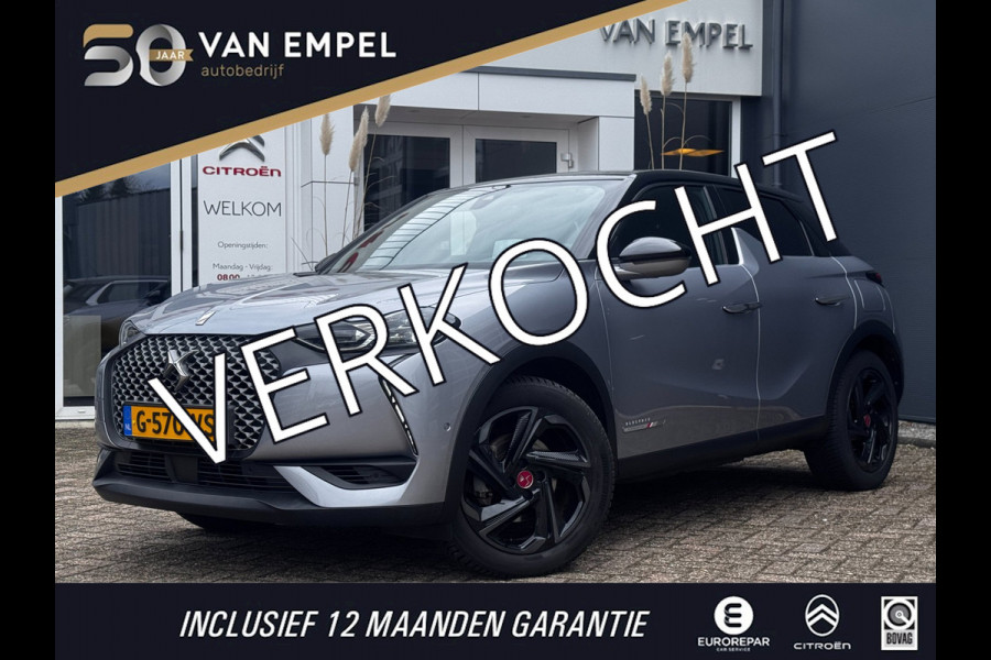 DS DS 3 Crossback E-Tense Performance Line 50 kWh | Camera | NL-Auto | Stoelverwarming | Head-Up Display | Navigatie |