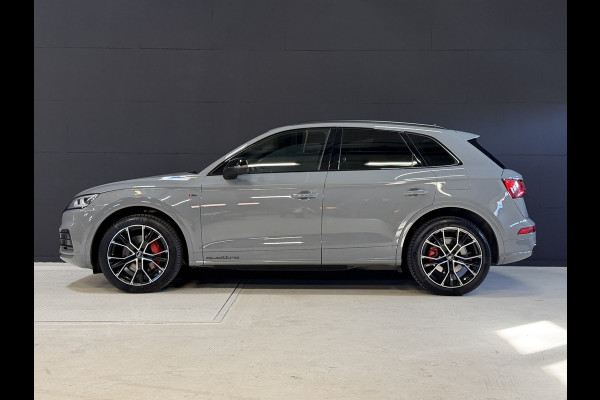 Audi Q5 50 TFSI e quattro 2x S-line | Quantum Grey | Elektr. trekhaak | Sfeerverlichting | Camera | Full LED | 20''