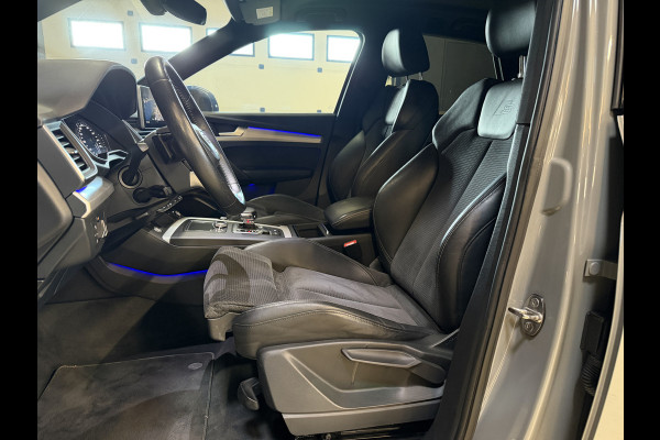 Audi Q5 50 TFSI e quattro 2x S-line | Quantum Grey | Elektr. trekhaak | Sfeerverlichting | Camera | Full LED | 20''