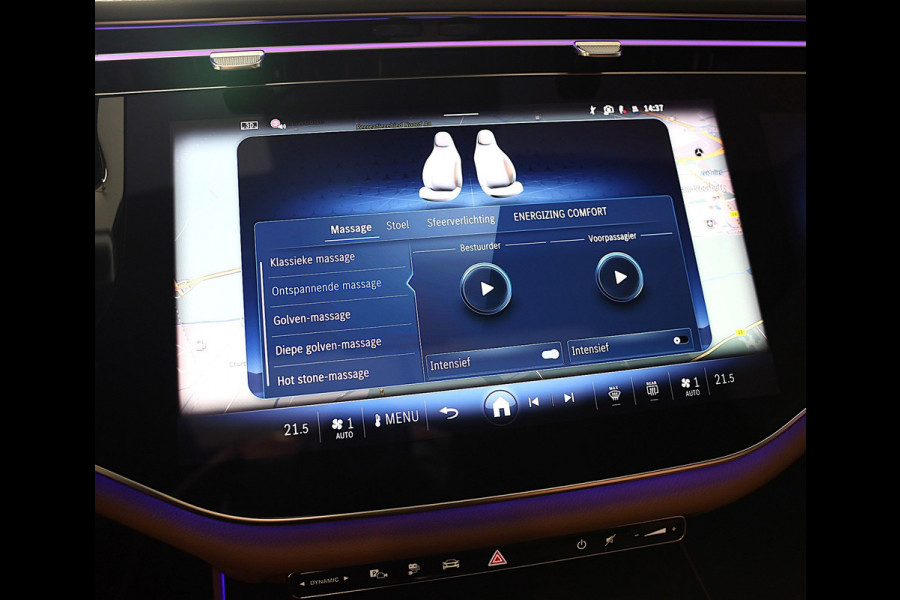 Mercedes-Benz E-Klasse 400 e 4MATIC AMG 53 Look / Hyperscreen / Massage / Burmester / Head Up / Luchtvering / Leder / Pano / 20 In