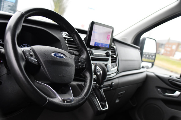 Ford Transit Custom 320 2.0 TDCI L2H1 Limited DC Black Edition Cruise, Carplay, Automaat, 130pk, Sensoren, 2 x Schuifdeur, Stoelverwarming, Uniek!