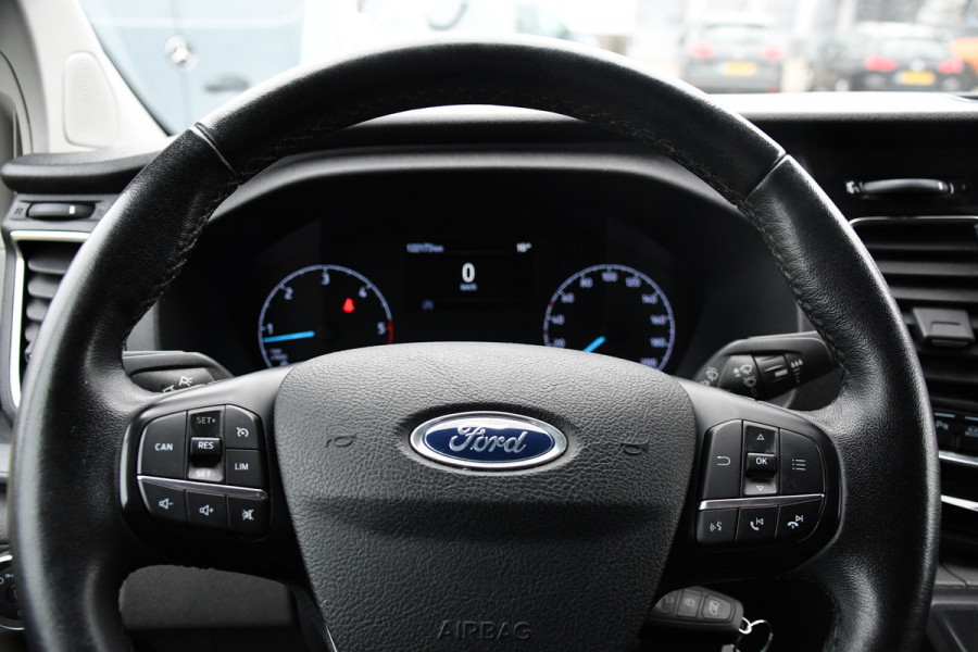 Ford Transit Custom 320 2.0 TDCI L2H1 Limited DC Black Edition Cruise, Carplay, Automaat, 130pk, Sensoren, 2 x Schuifdeur, Stoelverwarming, Uniek!