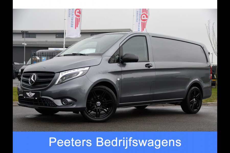 Mercedes-Benz Vito 116 CDI L2 PB Edition Camera, Cruise, Carplay, LED, Automaat, 164pk, Trekhaak, Stoelverwarming, Sensoren, Uniek!
