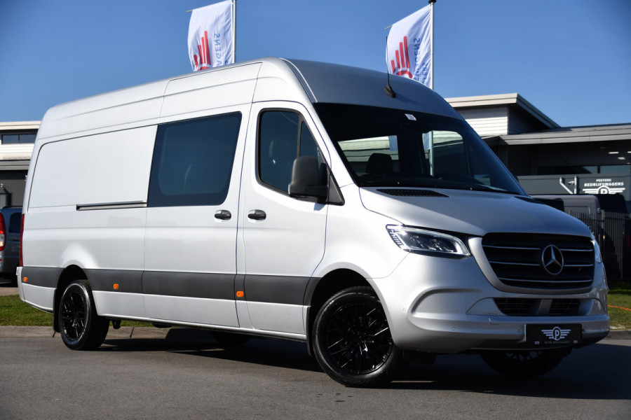 Mercedes-Benz Sprinter 319 V6 3.0 CDI L2H2 DC PB Edition 360 Camera, Adaptieve Cruise, Carplay, 10,5'' Mbux, LED, Standkachel, Stoelverwarming, Multimedia, Uniek!
