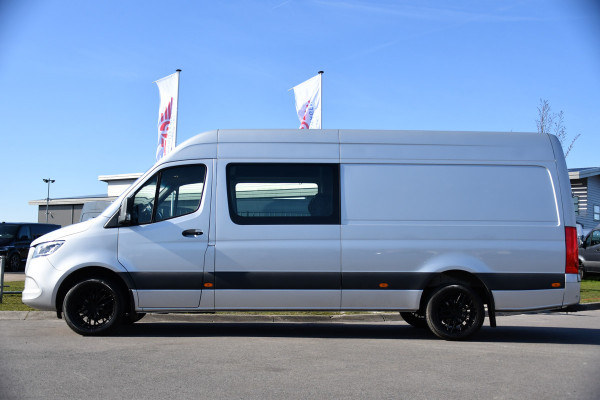 Mercedes-Benz Sprinter 319 V6 3.0 CDI L2H2 DC PB Edition 360 Camera, Adaptieve Cruise, Carplay, 10,5'' Mbux, LED, Standkachel, Stoelverwarming, Multimedia, Uniek!