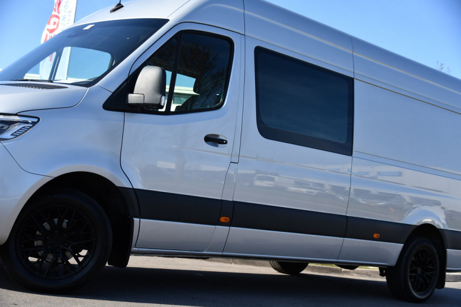 Mercedes-Benz Sprinter 319 V6 3.0 CDI L2H2 DC PB Edition 360 Camera, Adaptieve Cruise, Carplay, 10,5'' Mbux, LED, Standkachel, Stoelverwarming, Multimedia, Uniek!