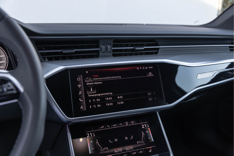 Audi A6 Limousine 55 TFSI e Quattro 367pk Competition S-stoelen B&O HuD Nachtzicht ACC