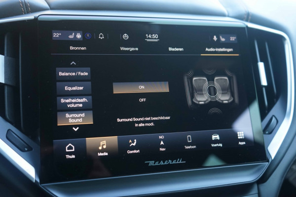 Maserati Ghibli 2.0 MHEV GranSport GT 330PK Pano/B&W/21"/Sport-seats/Full-Nero