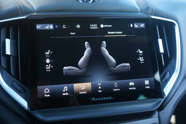 Maserati Ghibli 2.0 MHEV GranSport GT 330PK Pano/B&W/21"/Sport-seats/Full-Nero