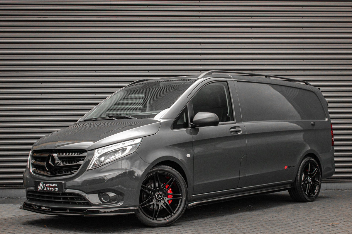 Mercedes-Benz Vito 116CDI 163PK LANG JB- EDITION FULL BLACK / AMG / SPOILER / VERLAGINGSVEREN / NAVIGATIE / SIDE- BARS / CAMERA