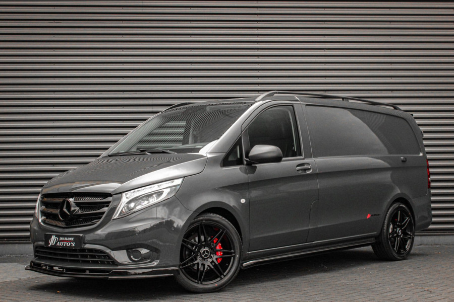 Mercedes-Benz Vito 116CDI 163PK LANG JB- EDITION FULL BLACK / AMG / SPOILER / VERLAGINGSVEREN / NAVIGATIE / SIDE- BARS / CAMERA