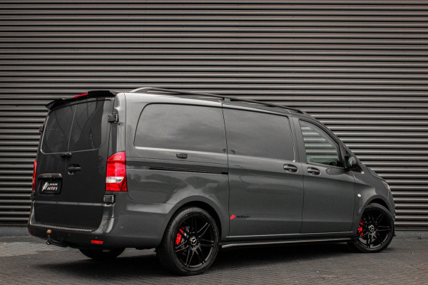 Mercedes-Benz Vito 116CDI 163PK LANG JB- EDITION FULL BLACK / AMG / SPOILER / VERLAGINGSVEREN / NAVIGATIE / SIDE- BARS / CAMERA
