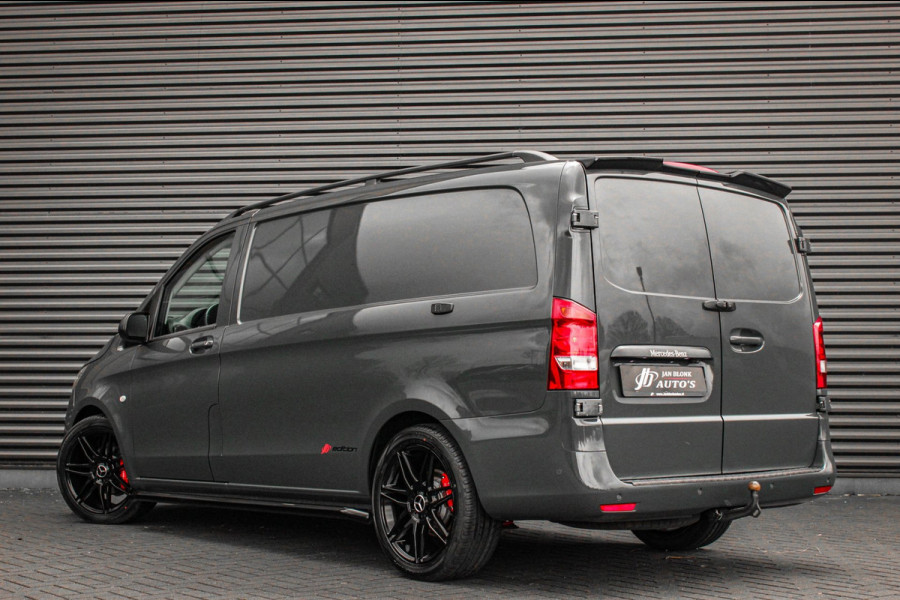Mercedes-Benz Vito 116CDI 163PK LANG JB- EDITION FULL BLACK / AMG / SPOILER / VERLAGINGSVEREN / NAVIGATIE / SIDE- BARS / CAMERA