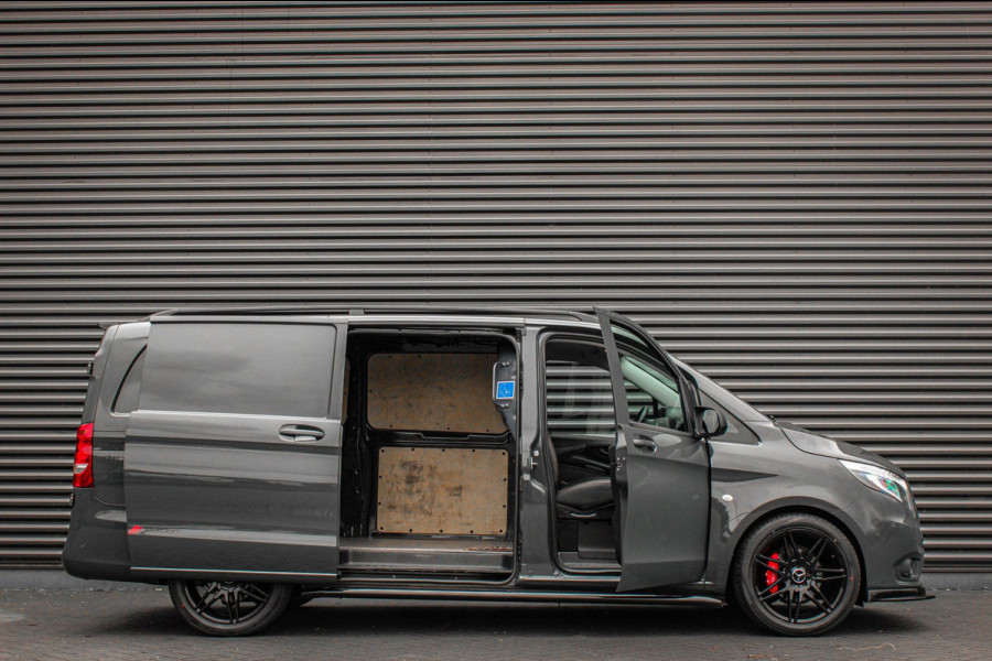 Mercedes-Benz Vito 116CDI 163PK LANG JB- EDITION FULL BLACK / AMG / SPOILER / VERLAGINGSVEREN / NAVIGATIE / SIDE- BARS / CAMERA