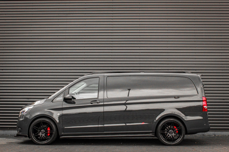 Mercedes-Benz Vito 116CDI 163PK LANG JB- EDITION FULL BLACK / AMG / SPOILER / VERLAGINGSVEREN / NAVIGATIE / SIDE- BARS / CAMERA