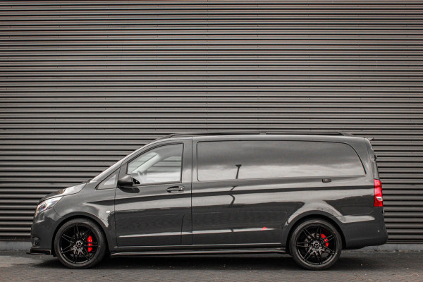 Mercedes-Benz Vito 116CDI 163PK LANG JB- EDITION FULL BLACK / AMG / SPOILER / VERLAGINGSVEREN / NAVIGATIE / SIDE- BARS / CAMERA