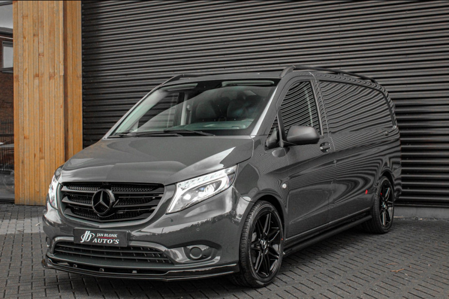 Mercedes-Benz Vito 116CDI 163PK LANG JB- EDITION FULL BLACK / AMG / SPOILER / VERLAGINGSVEREN / NAVIGATIE / SIDE- BARS / CAMERA