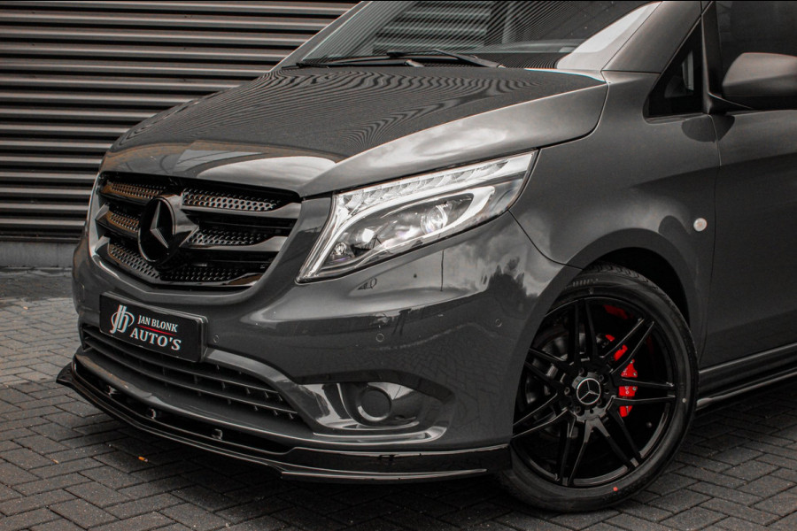 Mercedes-Benz Vito 116CDI 163PK LANG JB- EDITION FULL BLACK / AMG / SPOILER / VERLAGINGSVEREN / NAVIGATIE / SIDE- BARS / CAMERA