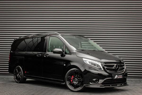 Mercedes-Benz Vito 136PK JB-EDITION FULL BLACK / AMG / SPOILER /VERLAGINGSVEREN / NAVIGATIE / SIDE-BARS / TREKHAAK / CRUISECRONTOL