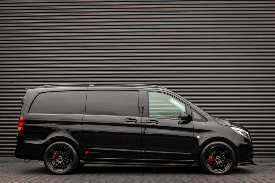 Mercedes-Benz Vito 136PK JB-EDITION FULL BLACK / AMG / SPOILER /VERLAGINGSVEREN / NAVIGATIE / SIDE-BARS / TREKHAAK / CRUISECRONTOL