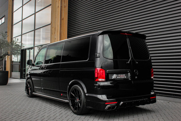 Volkswagen Transporter 2.0 TDI L2H1 150PK BULLI DC DUBBEL CABINE / LEIGHTONVANS BODYKIT / FULL OPTINS / LEDER / FULL BLACK / APPLE