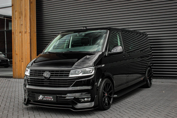Volkswagen Transporter 2.0 TDI L2H1 150PK BULLI DC DUBBEL CABINE / LEIGHTONVANS BODYKIT / FULL OPTINS / LEDER / FULL BLACK / APPLE