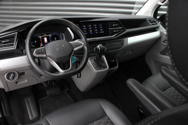 Volkswagen Transporter 2.0 TDI L2H1 150PK BULLI DC DUBBEL CABINE / LEIGHTONVANS BODYKIT / FULL OPTINS / LEDER / FULL BLACK / APPLE