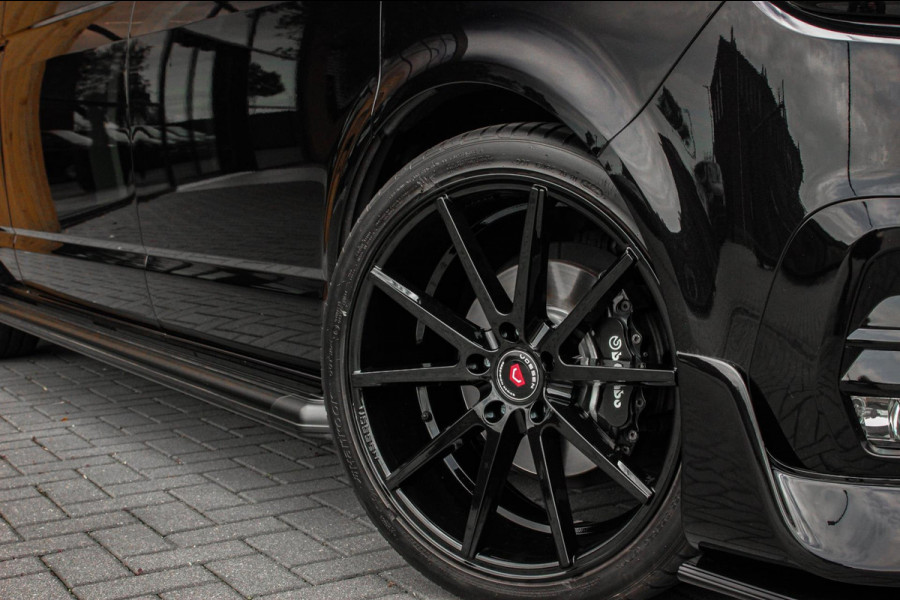 Volkswagen Transporter 2.0 TDI L2H1 150PK BULLI DC DUBBEL CABINE / LEIGHTONVANS BODYKIT / FULL OPTINS / LEDER / FULL BLACK / APPLE