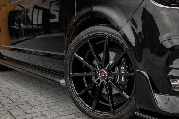 Volkswagen Transporter 2.0 TDI L2H1 150PK BULLI DC DUBBEL CABINE / LEIGHTONVANS BODYKIT / FULL OPTINS / LEDER / FULL BLACK / APPLE