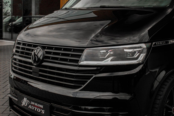 Volkswagen Transporter 2.0 TDI L2H1 150PK BULLI DC DUBBEL CABINE / LEIGHTONVANS BODYKIT / FULL OPTINS / LEDER / FULL BLACK / APPLE