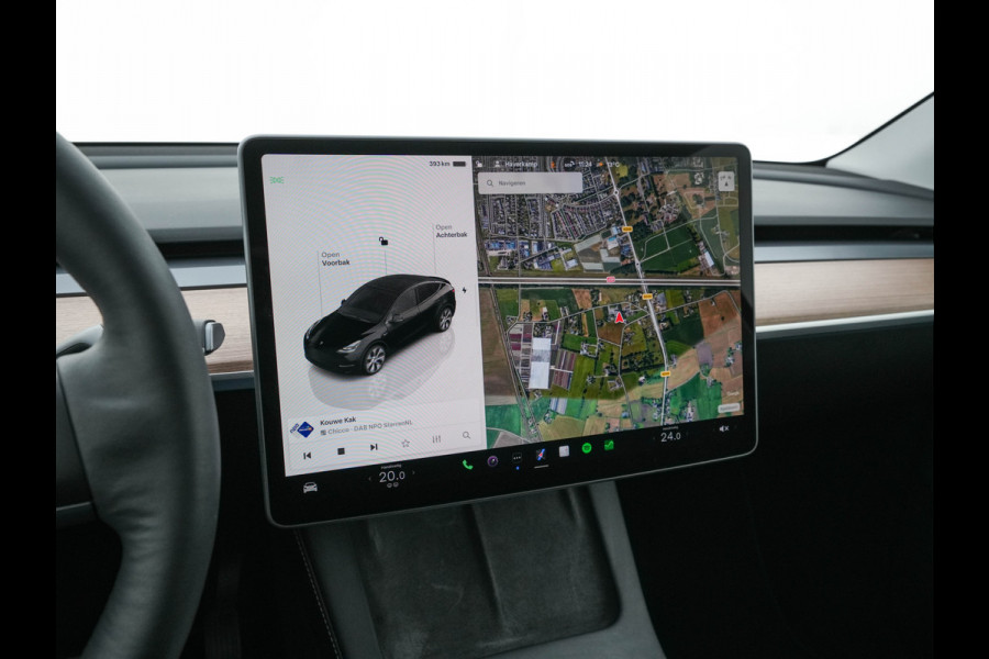 Tesla Model Y RWD 58 kWh [ 3-Fase-11kW ] {SOH-93%} (INCL-BTW) Aut. *HEATPUMP | PANO | LEATHER | AUTO-PILOT | NAVI-FULLMAP | MATRIX-LED | KEYLESS | CAMERA | DAB+ | HEATED-COMFORTSEATS | PRIVACYGLASS | TOPVIEW | 19''ALU*