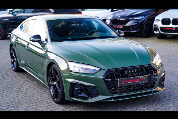 Audi A5 Sportback 35 TFSI S edition Competition | 2x S-line | Virtual | Stoelverwarming | Facelift | District Green Pearl | NAP |