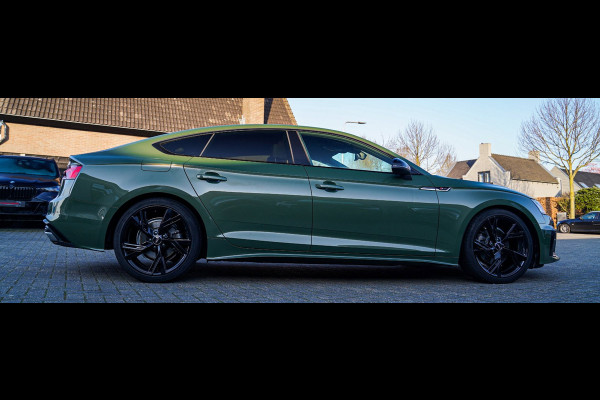 Audi A5 Sportback 35 TFSI S edition Competition | 2x S-line | Virtual | Stoelverwarming | Facelift | District Green Pearl | NAP |