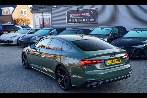 Audi A5 Sportback 35 TFSI S edition Competition | 2x S-line | Virtual | Stoelverwarming | Facelift | District Green Pearl | NAP |