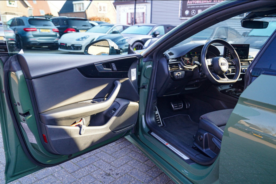 Audi A5 Sportback 35 TFSI S edition Competition | 2x S-line | Virtual | Stoelverwarming | Facelift | District Green Pearl | NAP |