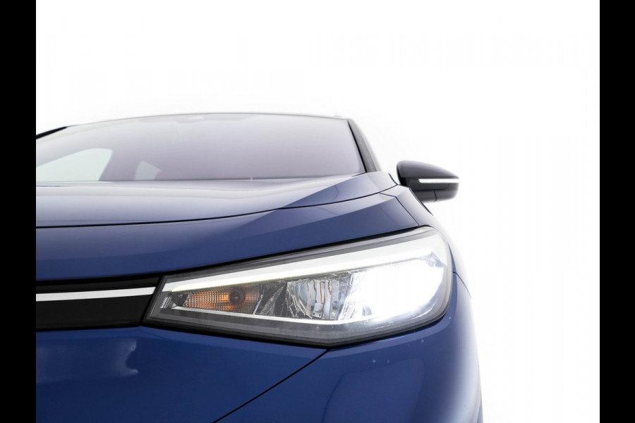 Volkswagen ID.4 First 77 kWh [ 3-Fase-11kW ] {SOH-83%} (INCL-BTW) *LEATHER-MICROFIBRE | FULL-LED | CRUISE | HEATED-COMFORTSEATS | DIGI-COCKPIT | AMBIENTLIGHT | NAVI-FULLMAP | PDC | TOWBAR | PRIVACY-GLASS | CAMERA | 20''ALU*