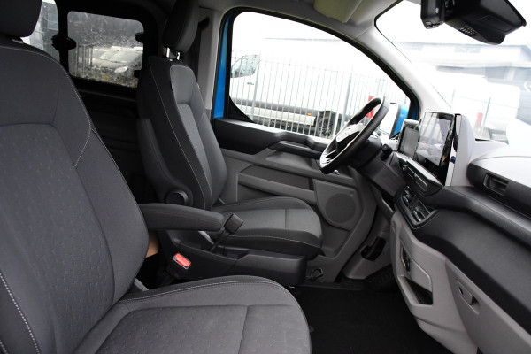 Ford Transit Custom 300 2.0 TDCI L2H1 Limited DC PB Edition Virtual, Cruise, Carplay, 2 x Schuifdeur, LED, 136pk, Automaat, Stuurverwarming, Stoelverwarming, Uniek!