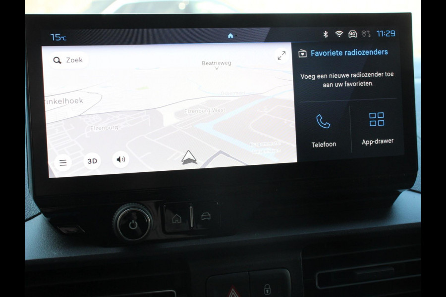 Peugeot Partner 1.5 BlueHDi 130PK L2 Automaat Navigatie Apple Carplay / Android Auto DAB trekhaak Cruise Control Airco Houten bekleding laadruimte