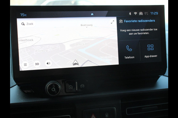 Peugeot Partner 1.5 BlueHDi 130PK L2 Automaat Navigatie Apple Carplay / Android Auto DAB trekhaak Cruise Control Airco Houten bekleding laadruimte