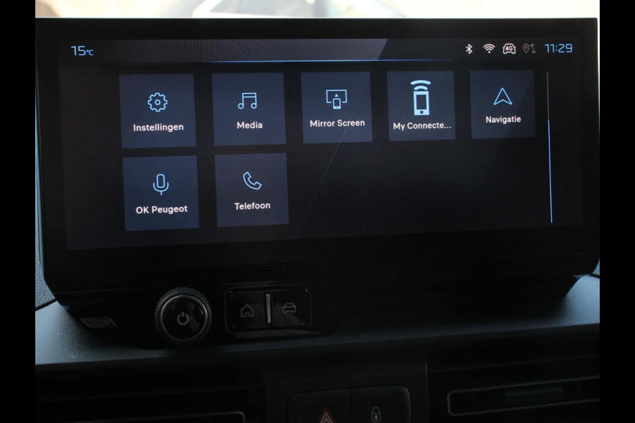 Peugeot Partner 1.5 BlueHDi 130PK L2 Automaat Navigatie Apple Carplay / Android Auto DAB trekhaak Cruise Control Airco Houten bekleding laadruimte