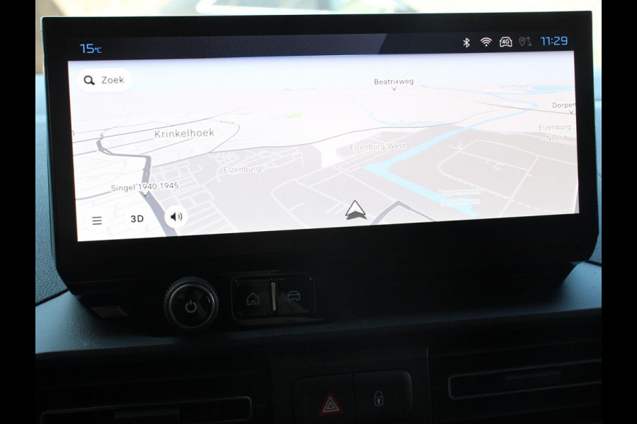 Peugeot Partner 1.5 BlueHDi 130PK L2 Automaat Navigatie Apple Carplay / Android Auto DAB trekhaak Cruise Control Airco Houten bekleding laadruimte