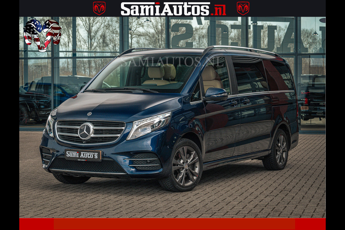 Mercedes-Benz V-Klasse AMG VIP PURE LUXE 6 PERSOONS | 4-MATIC | LANG | PANO DAK | EXCLUSIVE | ADAPTIVE CRUISE | ALCANTARA HEMEL | BURMESTER | 6 X STOELEN VERWARMD EN GEKOELD | ROYALE (CLASS) BEEN RUIMTE |