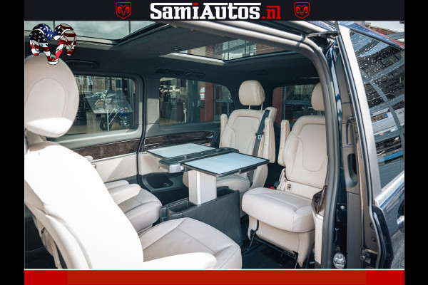 Mercedes-Benz V-Klasse AMG VIP PURE LUXE 6 PERSOONS | 4-MATIC | LANG | PANO DAK | EXCLUSIVE | ADAPTIVE CRUISE | ALCANTARA HEMEL | BURMESTER | 6 X STOELEN VERWARMD EN GEKOELD | ROYALE (CLASS) BEEN RUIMTE |