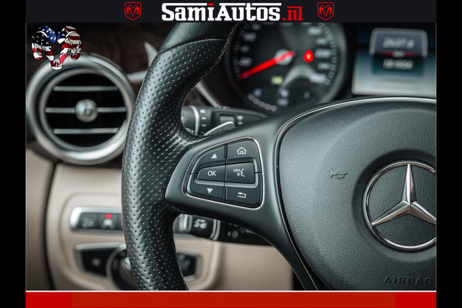 Mercedes-Benz V-Klasse AMG VIP PURE LUXE 6 PERSOONS | 4-MATIC | LANG | PANO DAK | EXCLUSIVE | ADAPTIVE CRUISE | ALCANTARA HEMEL | BURMESTER | 6 X STOELEN VERWARMD EN GEKOELD | ROYALE (CLASS) BEEN RUIMTE |