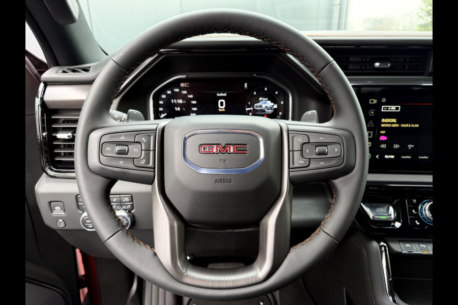 GMC SIERRA AT4 6.2L V8 420 PK / BPM VRIJ!! / VIRTUAL COCKPIT / HEAD UP / 360 CAMERA / BOSE / LEDER / TREKHAAK / 3500 KG AHG